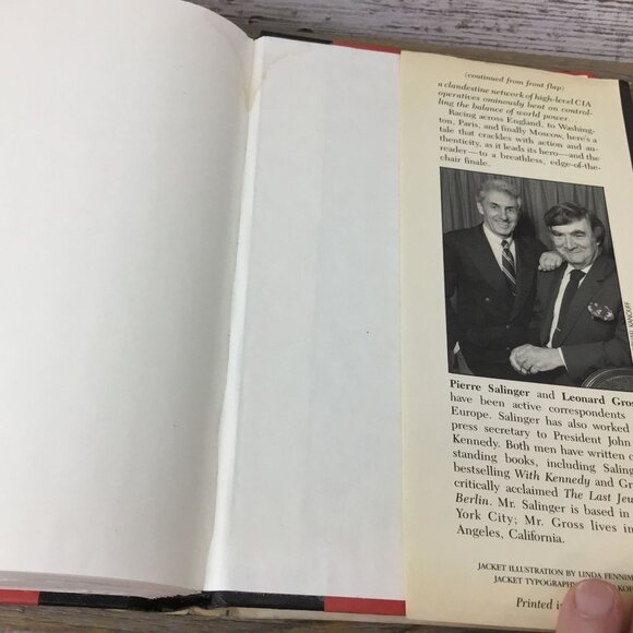 Mortal Games Hardcover By Pierre Salinger & Leonard Gross 1988 Vintage - Picture 10 of 10